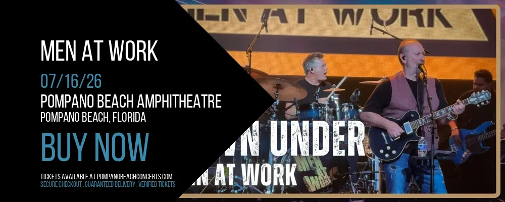 Men At Work at Pompano Beach Amphitheatre